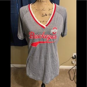 Women’s XL vintage v neck OSU T-shirt
